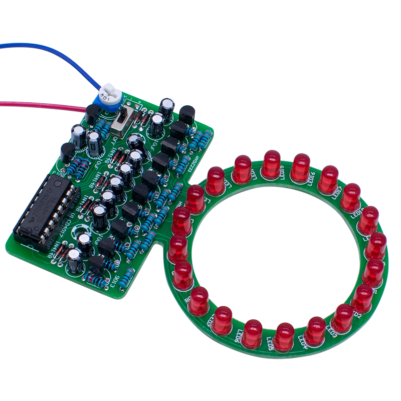 Diy Electronics Kits For Kids - طقم مصباح LED متدرج اللون CD4017،
