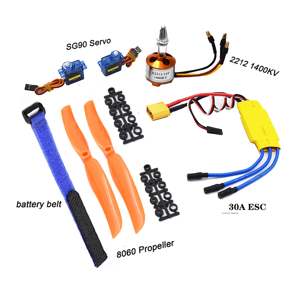 Servo Motor Sg90 - A2212 2212 1400KV فرش السيارات 30A