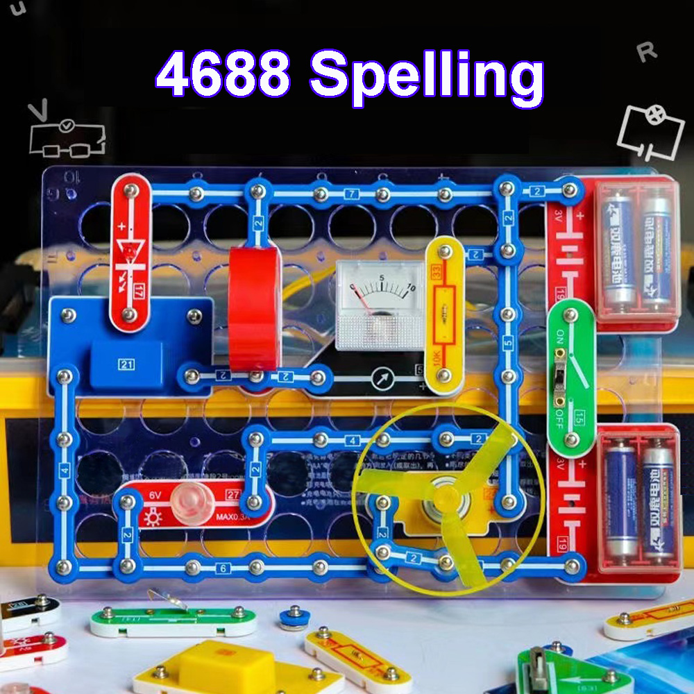 Diy Electronics Kits For Kids - مجموعة تجربة الدوائر للأطفال ، تجميع