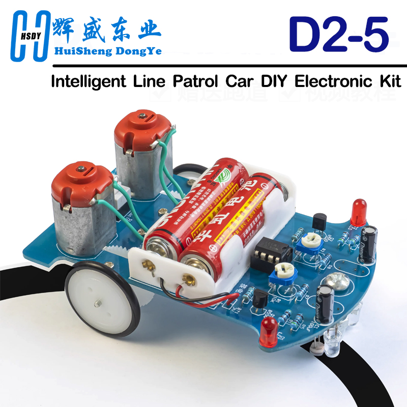 Diy Electronics Workbench - D2-5 ذكي المسار سيارة الإنتاج الإلكتروني