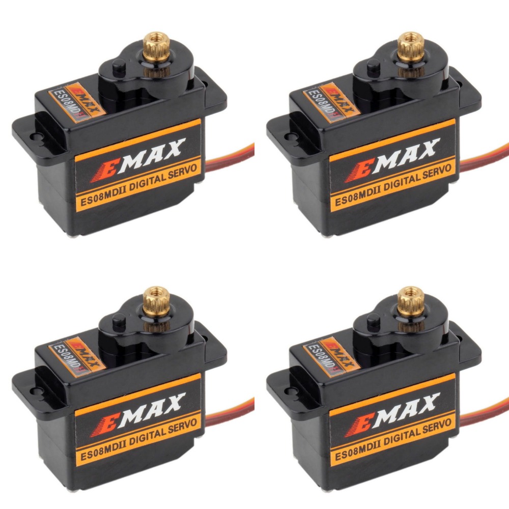 Servo Motor Sg90 - 4 قطعة EMAX ES08MDII ES08MD II