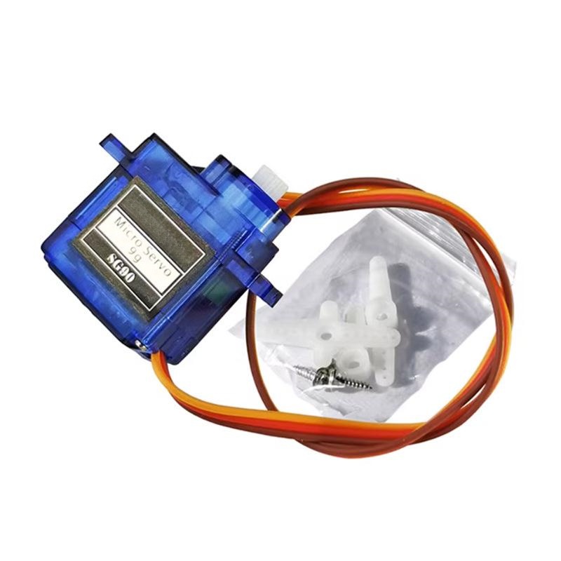 1/3 قطعة محرك سيرفو رقمي صغير  - مراجعة Servo Motor Sg90 وسعره