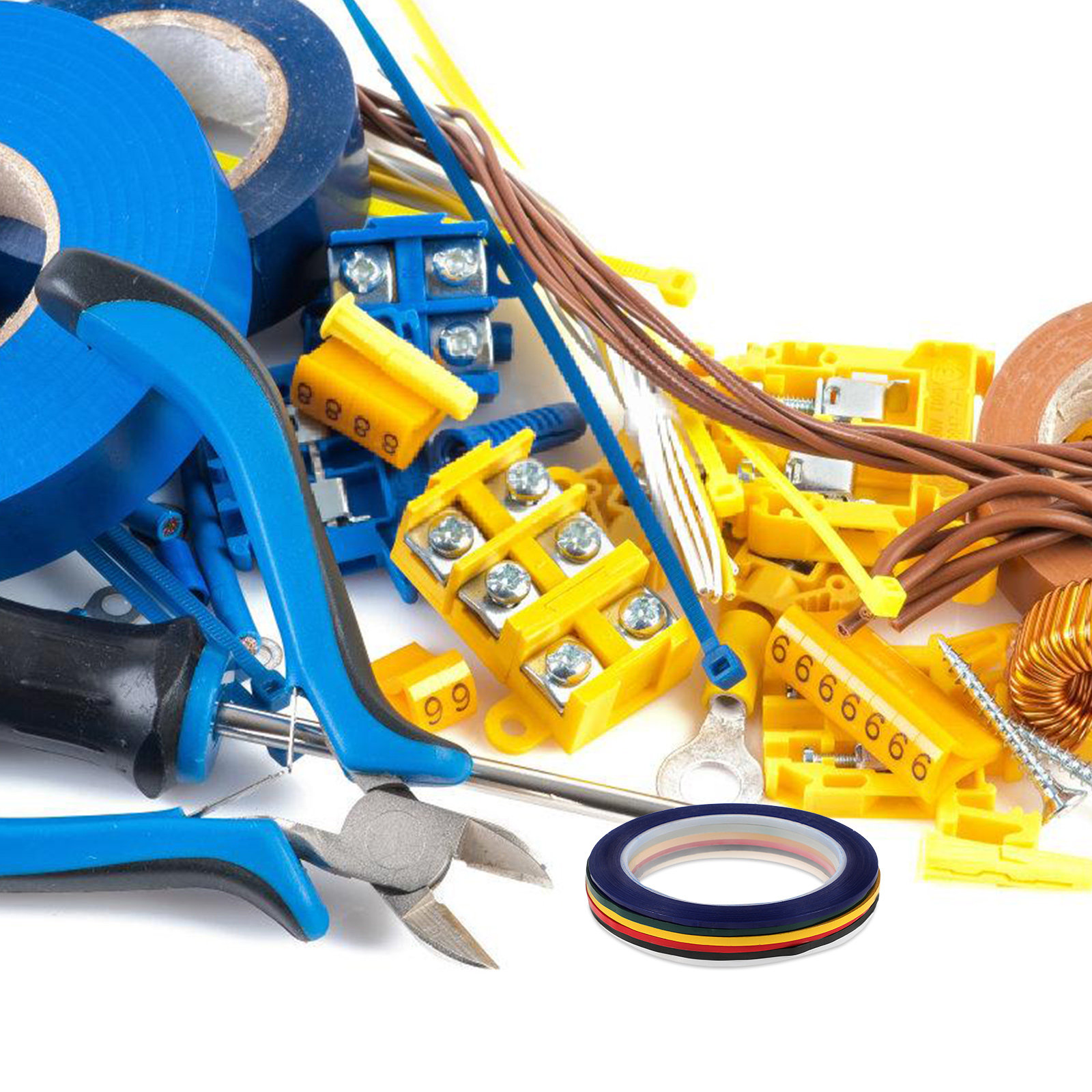 6 لفات من الشريط العازل من الب - مراجعة Useful Diy Electronics وسعره