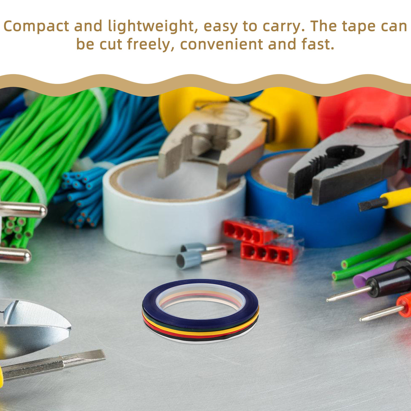 6 لفات من الشريط العازل من الب - مراجعة Useful Diy Electronics وسعره