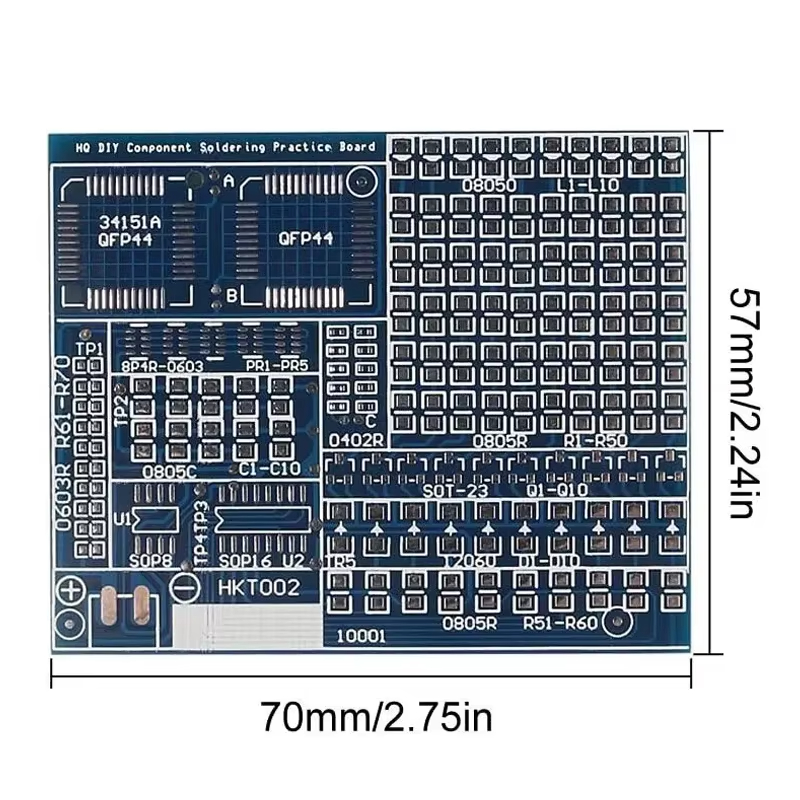 02 مكونات التصحيح مجموعة لوحة  - مراجعة Diy Electronics Workbench وسعره