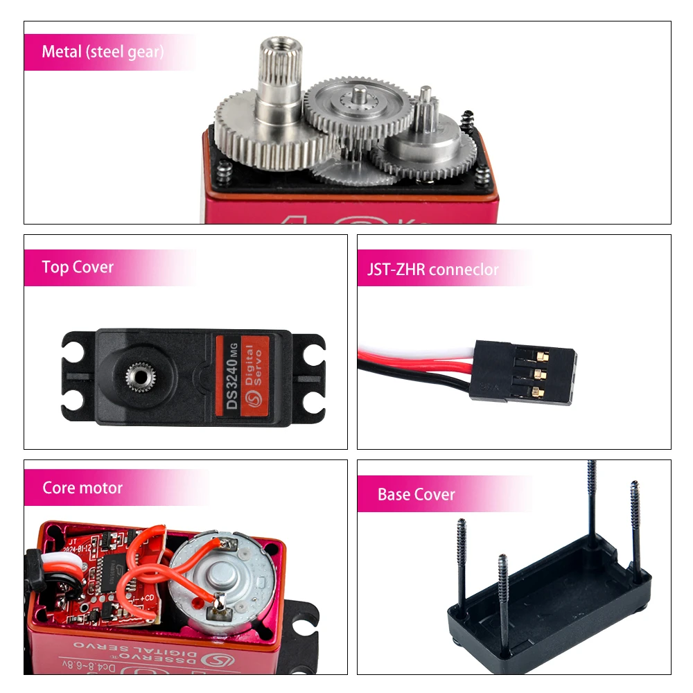 40 كجم Dsservo DS3240 عزم دورا - مراجعة Servo Motor Sg90 وسعره
