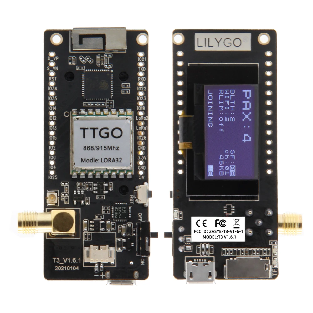 ليليجو ®   TTGO LoRa32 V2.1_1. - مراجعة Oled Display Module وسعره