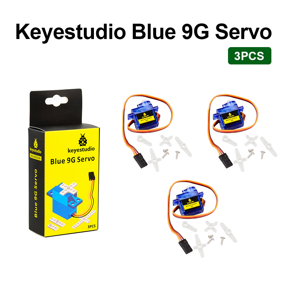 3 قطعة Keyestudio MINI SG90 9G - مراجعة Servo Motor Sg90 وسعره