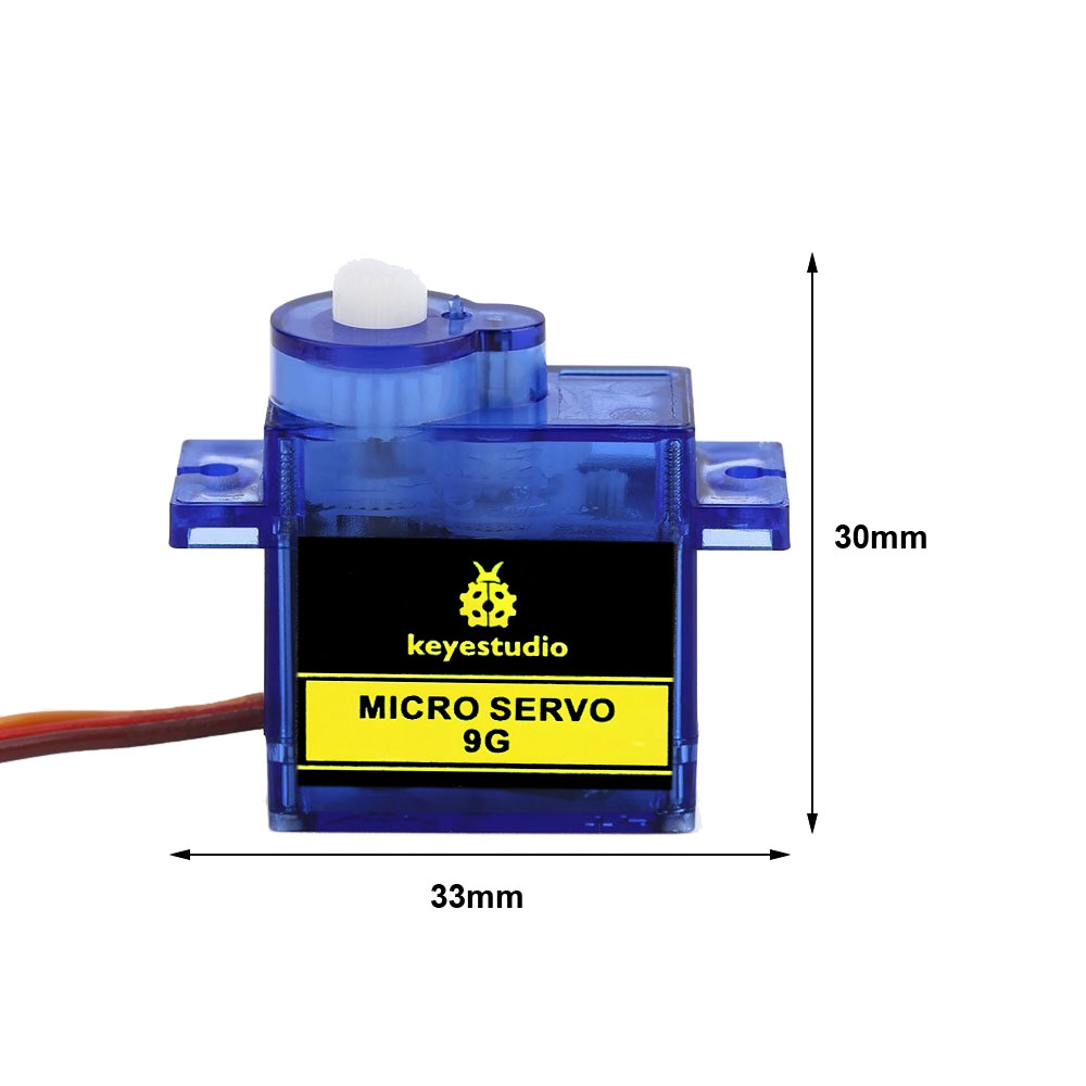 3 قطعة Keyestudio MINI SG90 9G - مراجعة Servo Motor Sg90 وسعره