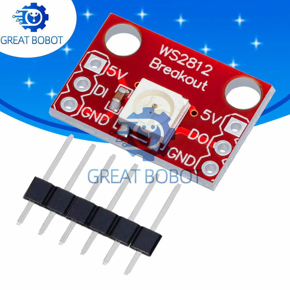 وحدة إضاءة LED من نوع WS2812 5 - مراجعة Diy Electronics Address وسعره