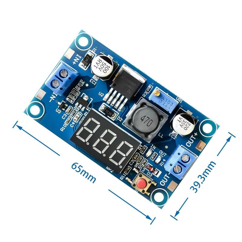وحدة تزويد الطاقة LM2596 مع شا - مراجعة Useful Diy Electronics وسعره