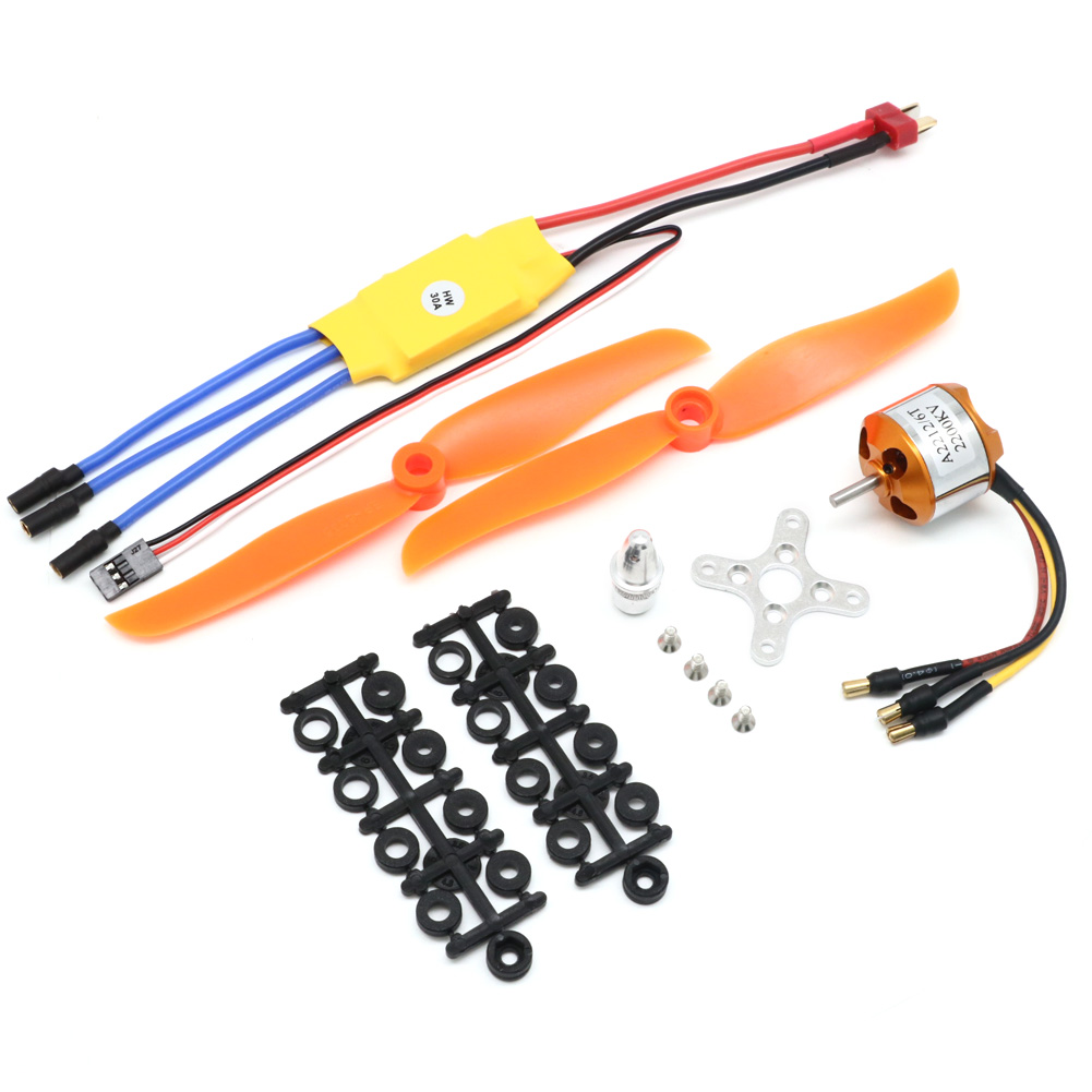 A2212 2212 2200KV فرش السيارات - مراجعة Servo Motor Sg90 وسعره