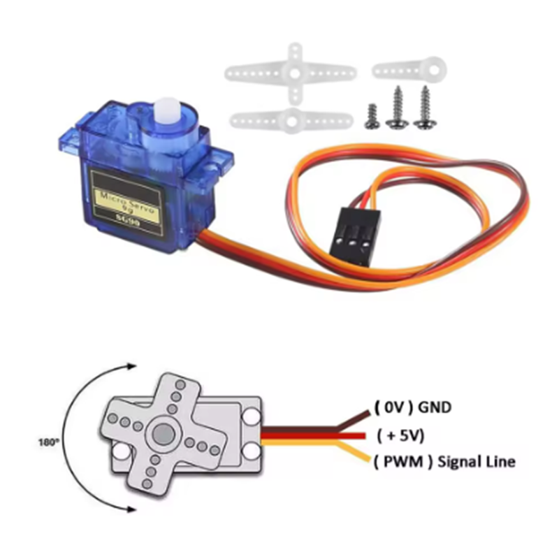 1-10 قطعة SG90 9 جرام مايكرو م - مراجعة Servo Motor Sg90 وسعره