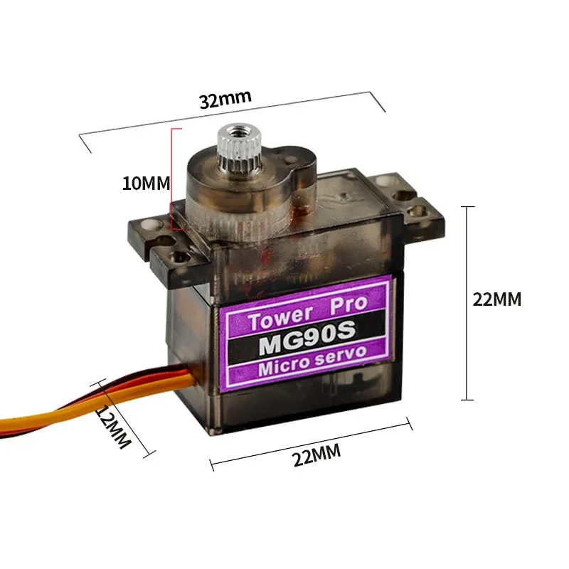 محرك سيرفو رقمي صغير SG90/MG90 - مراجعة Servo Motor Sg90 وسعره