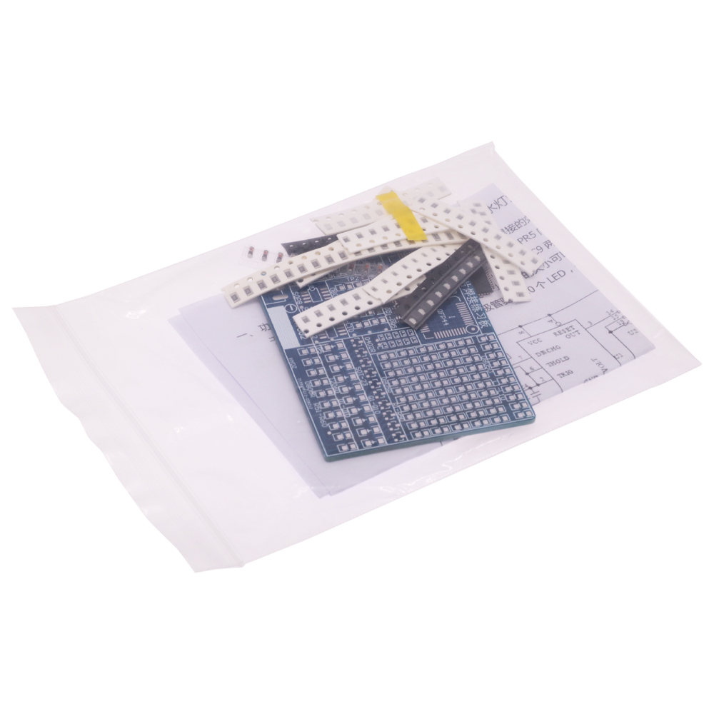 SMD NE555 CD4017 مكونات LED وا - مراجعة Diy Electronics Kits For Kids وسعره