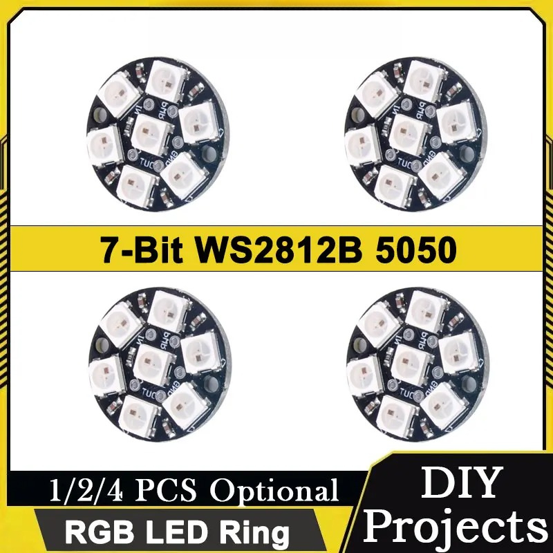 وحدة إضاءة LED دائرية قابلة لل - مراجعة Diy Electronics Address وسعره