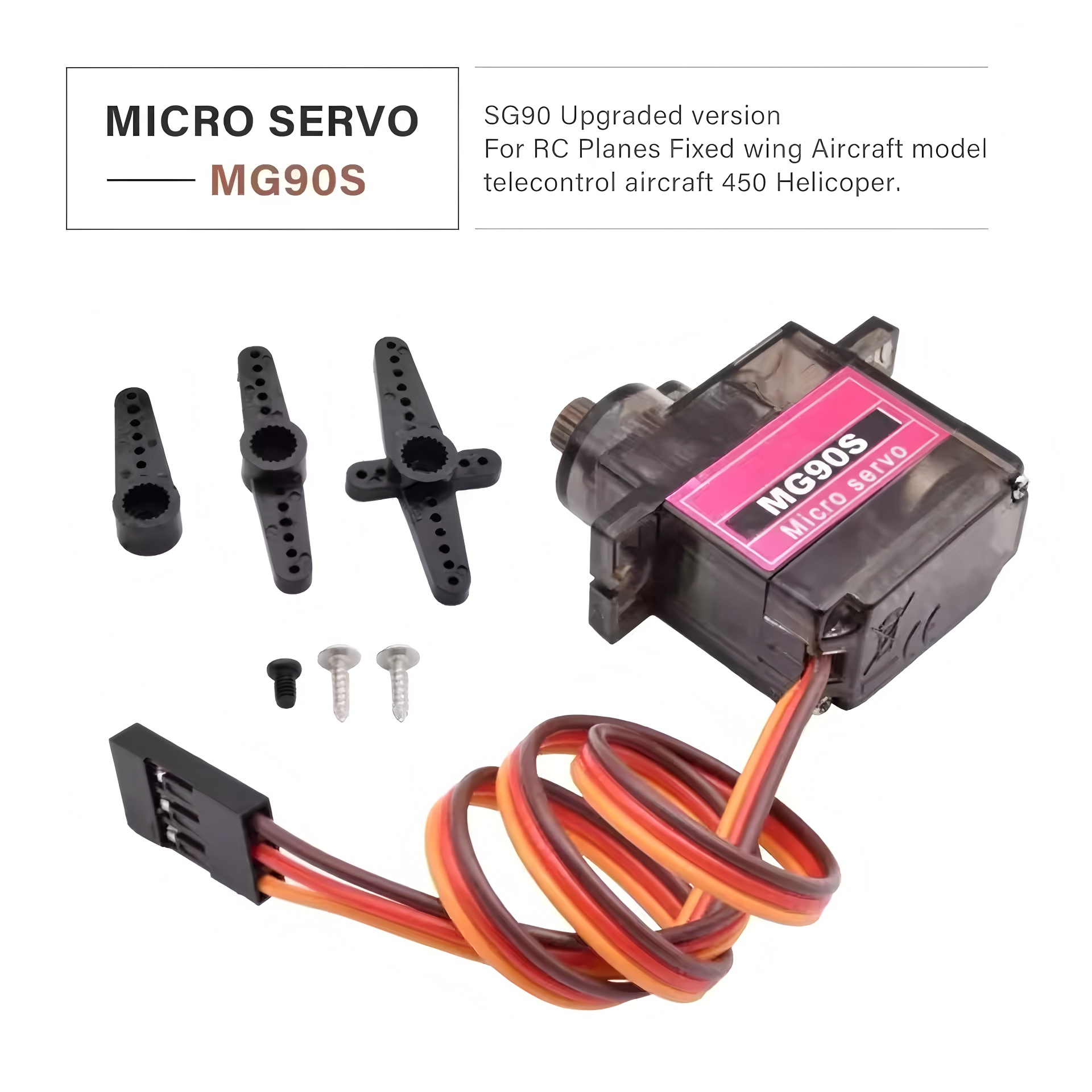 4/5/10/20 قطعة MG90S مايكرو مح - مراجعة Servo Motor Sg90 وسعره