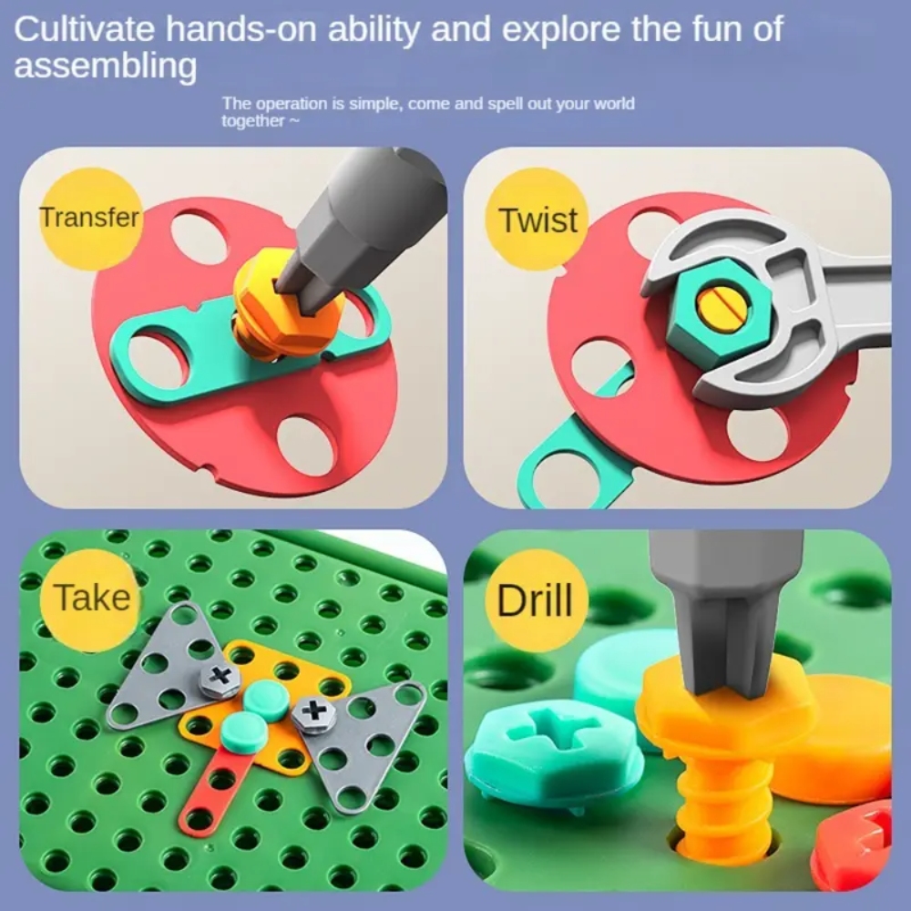 450 قطعة مجموعة مثقاب STEM للأ - مراجعة Diy Electronics Kits For Kids وسعره