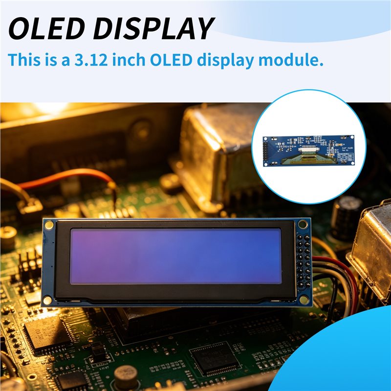 شاشة OLED مقاس 3.12 بوصة بدقة  - مراجعة Oled Display Module وسعره