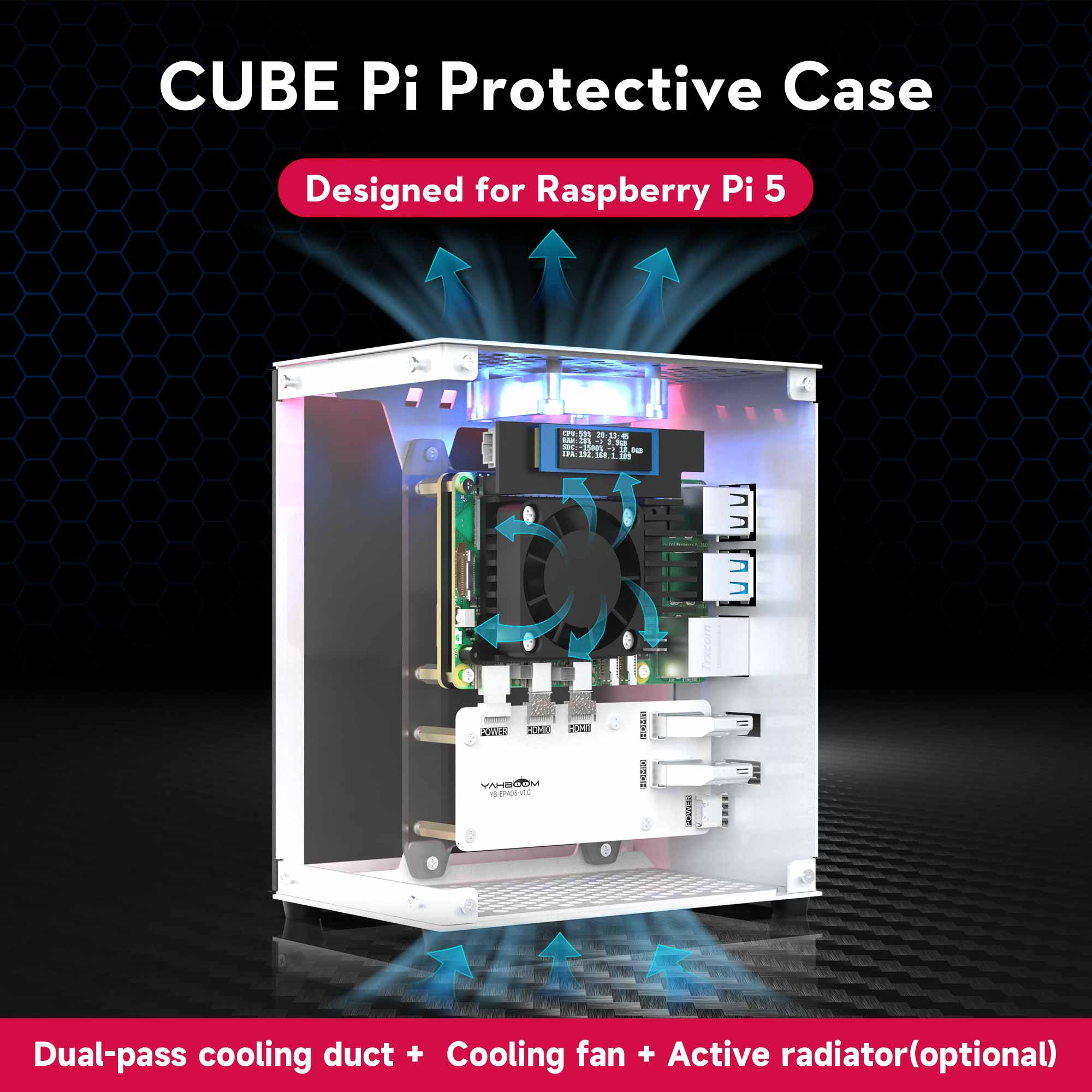 طقم حماية Raspberry Pi 5 مع مر - مراجعة Diy Electronics Raspberry Pi وسعره