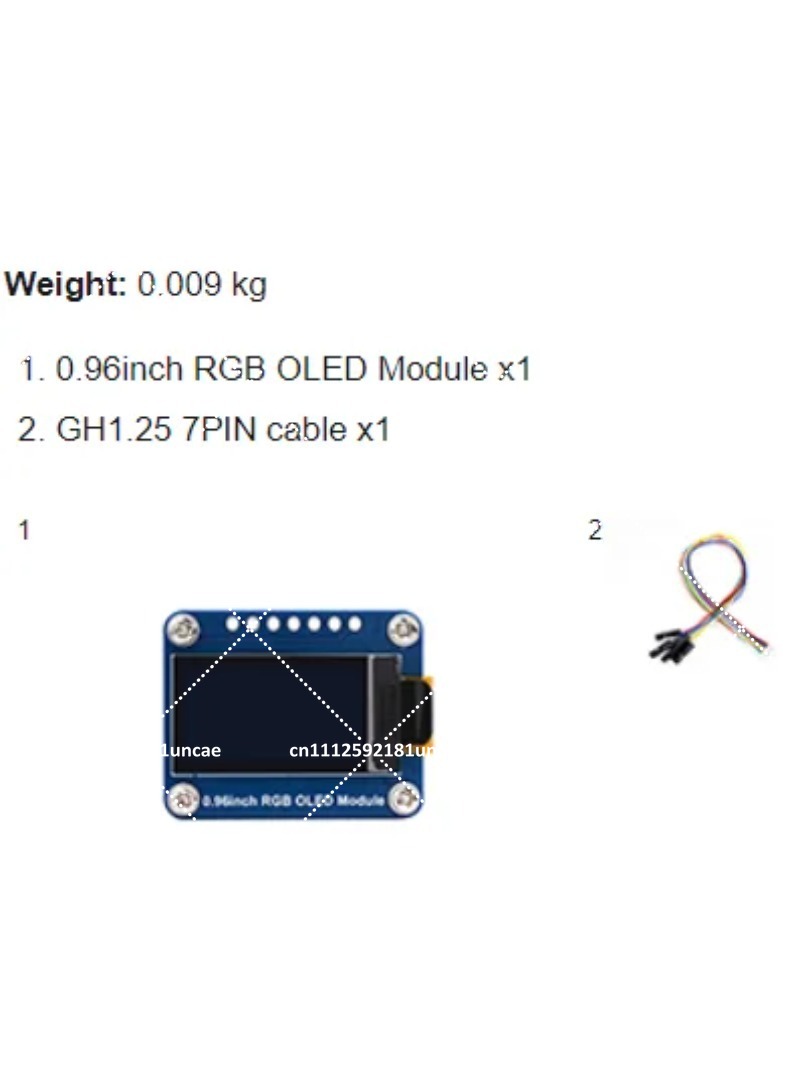 وحدة عرض OLED RGB مقاس 0.96 بو - مراجعة Oled Display Module وسعره